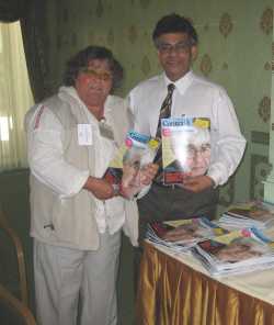 Radj Ramcharan en Antoinette Vermolen met Contrast Magazine