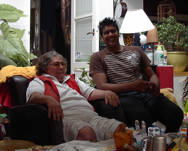 Jessie heeft nog even een onderonsje met de baas