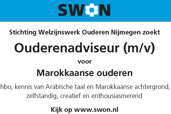 Vacature Ouderenadviseur SWON Nijmegen